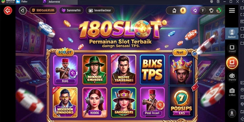 Tampilan gameplay mendebarkan dari 180SLOT dengan elemen TPS.