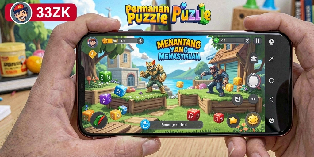 Tampilan permainan Puzzle yang menarik di 33ZK.