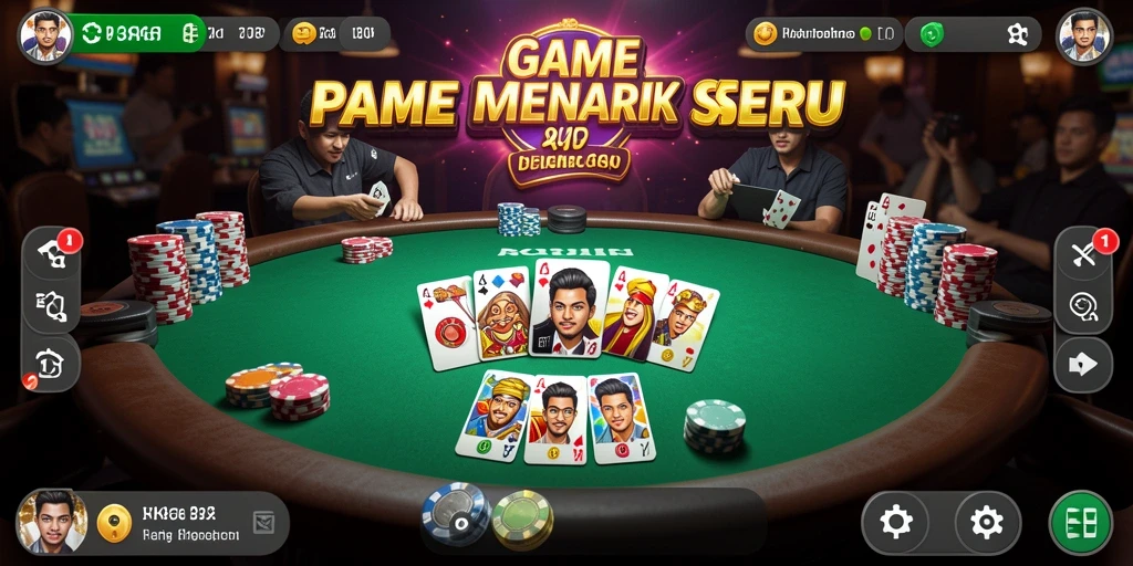 Gameplay seru dan mendebarkan di aplikasi poker 3446.