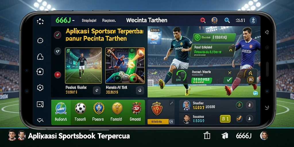 Tampilan menarik dari gameplay taruhan di 666J.