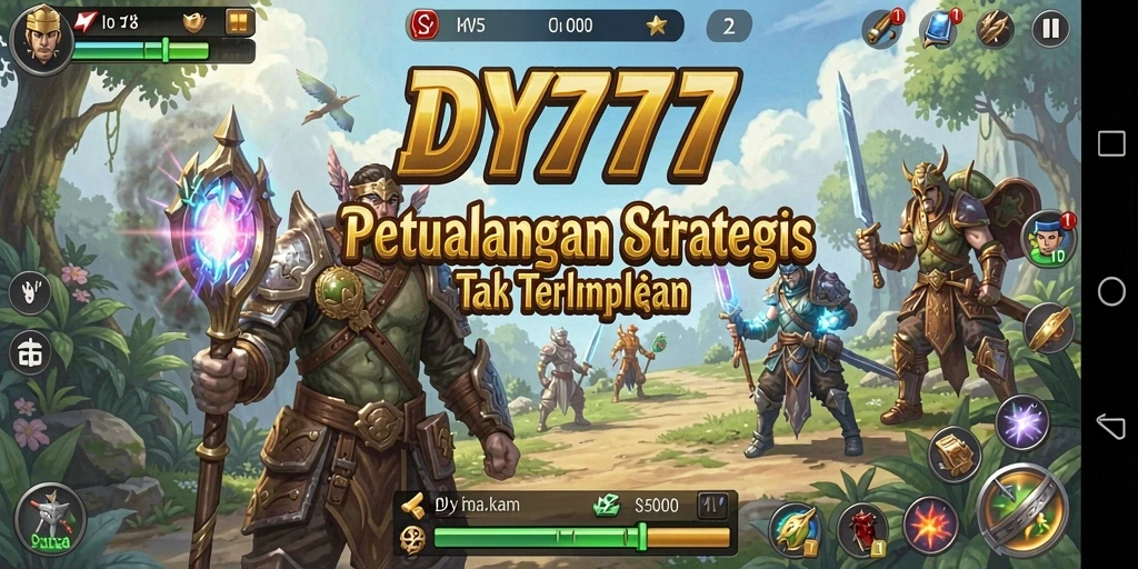 Tampilan menarik dari gameplay SLG di DY777.