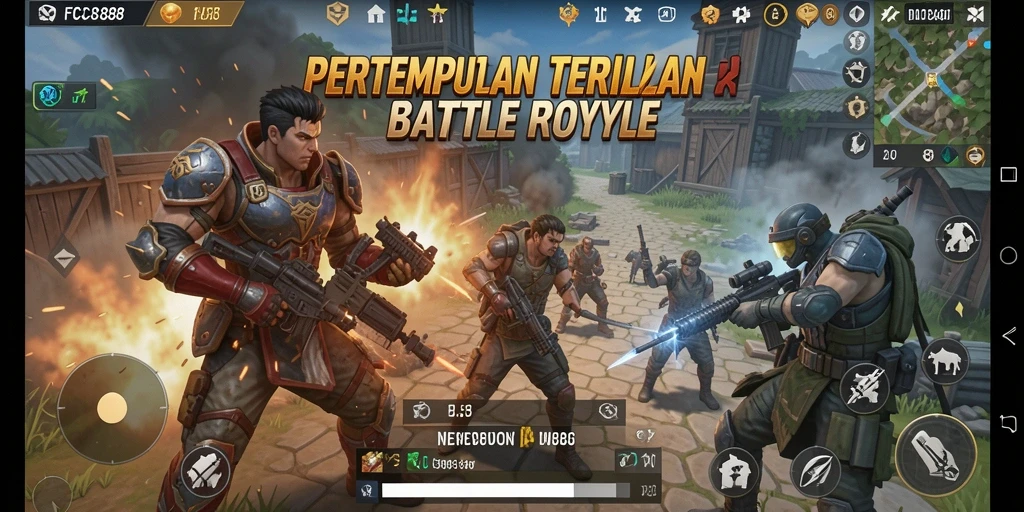 Gameplay seru di FC888 dengan momen pertempuran dramatis.