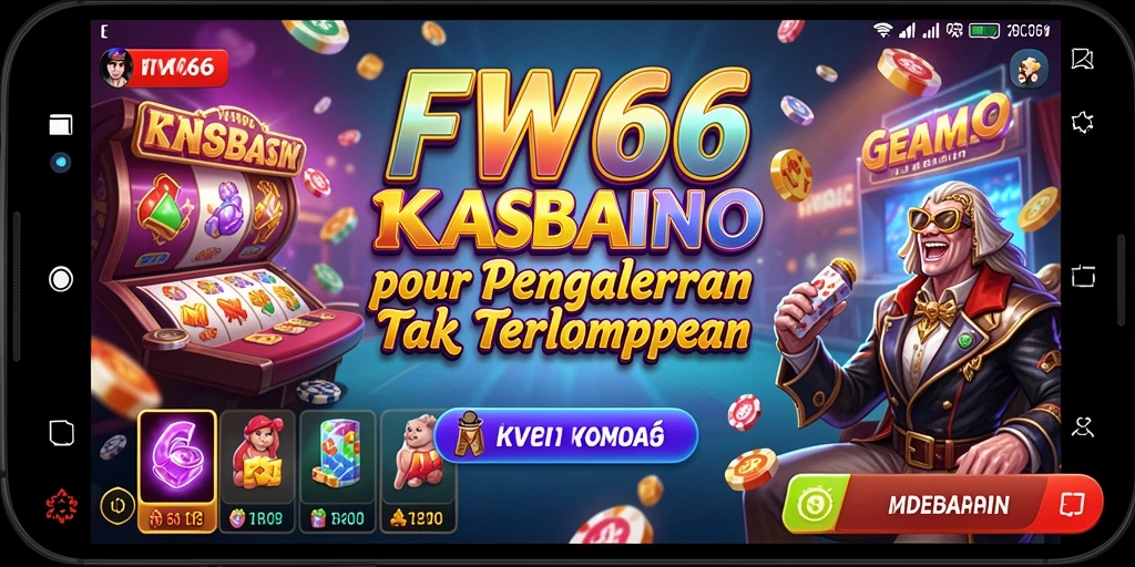 Screenshot gameplay FW66 menampilkan pengalaman Kasino yang mendebarkan.