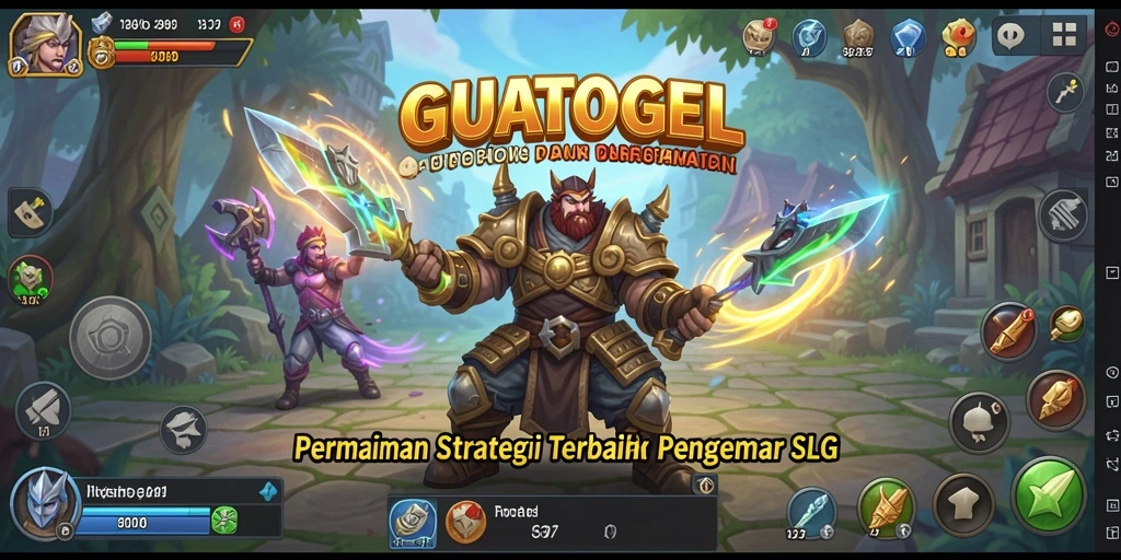 Tampilan gameplay GUATOGEL yang menegangkan dan strategis.
