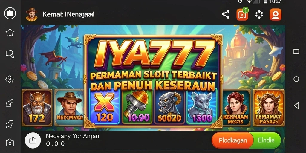 Tampilan gameplay Slot yang mengasyikkan dan menguntungkan.