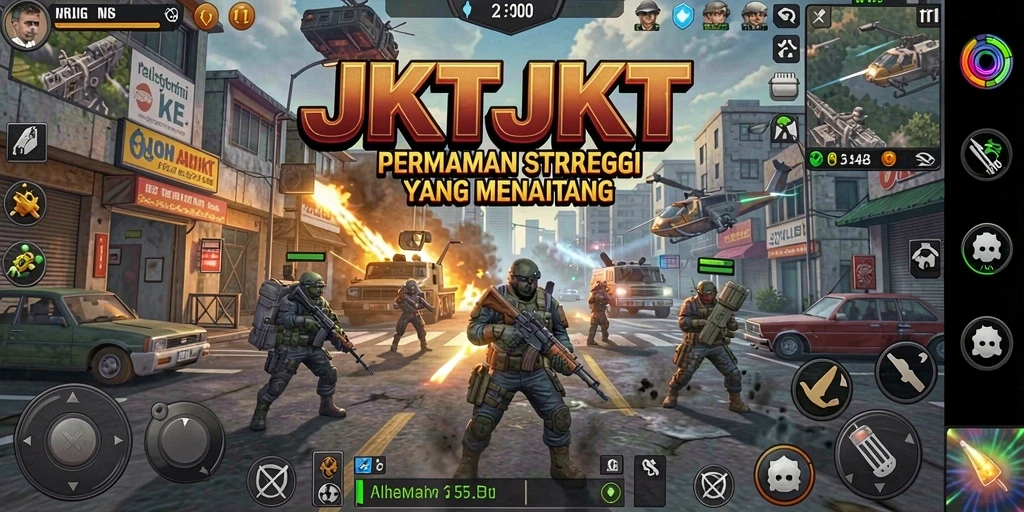Gameplay menantang dengan strategi yang kompleks.