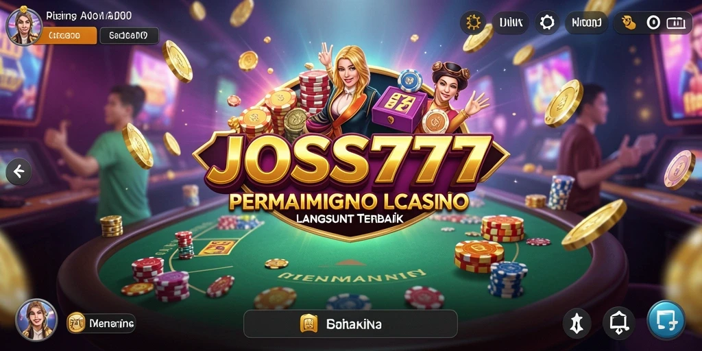 Tampilan gameplay Live Casino yang menarik di JOSS777.