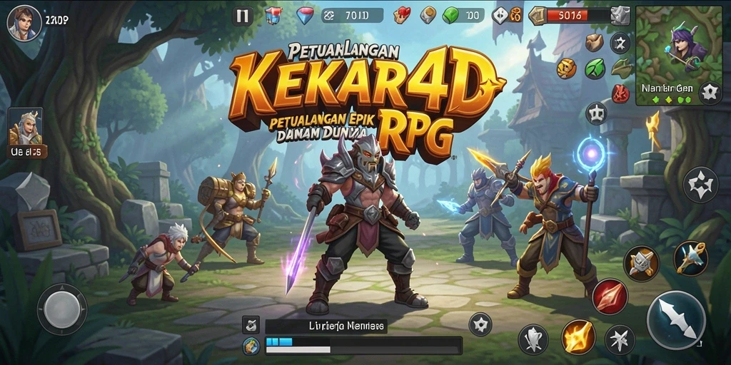 Tampilan menakjubkan dari gameplay RPG KEKAR4D