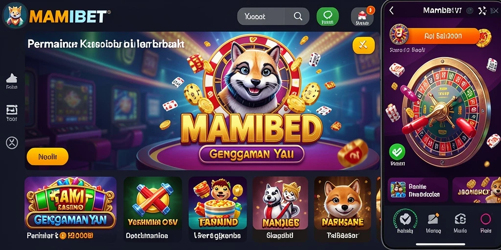 Tampilan gameplay Kasino yang menarik dan interaktif di MAMIBET.