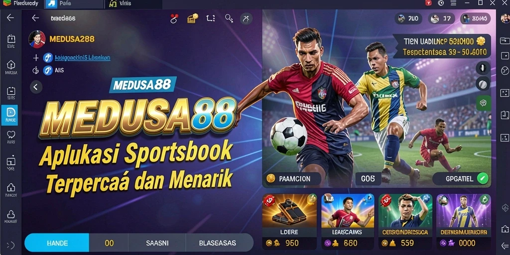 Screenshot gameplay MEDUSA88 yang menarik dalam taruhan Sportsbook.