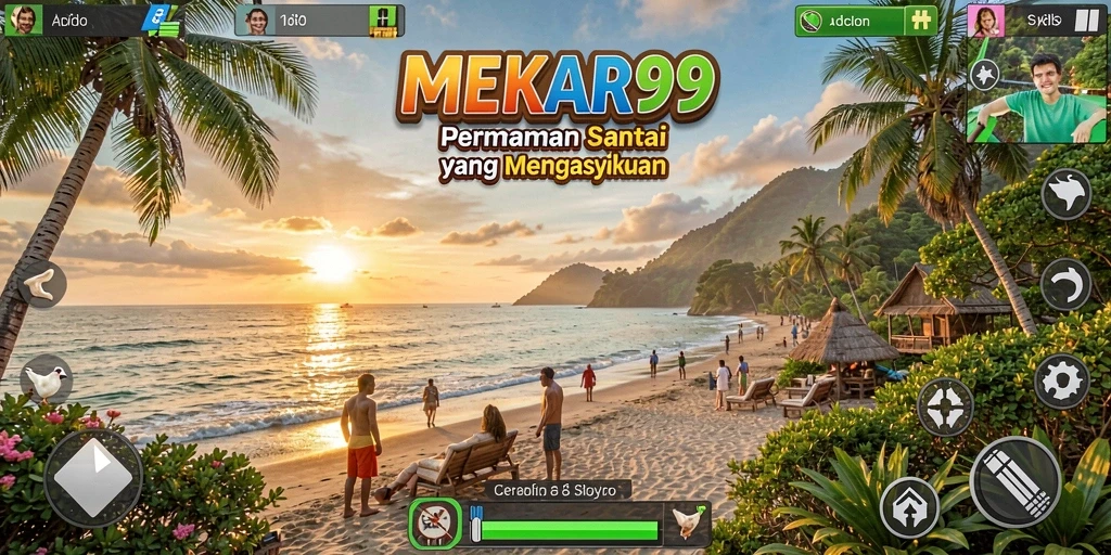 Tampilan gameplay seru dan menarik di MEKAR99