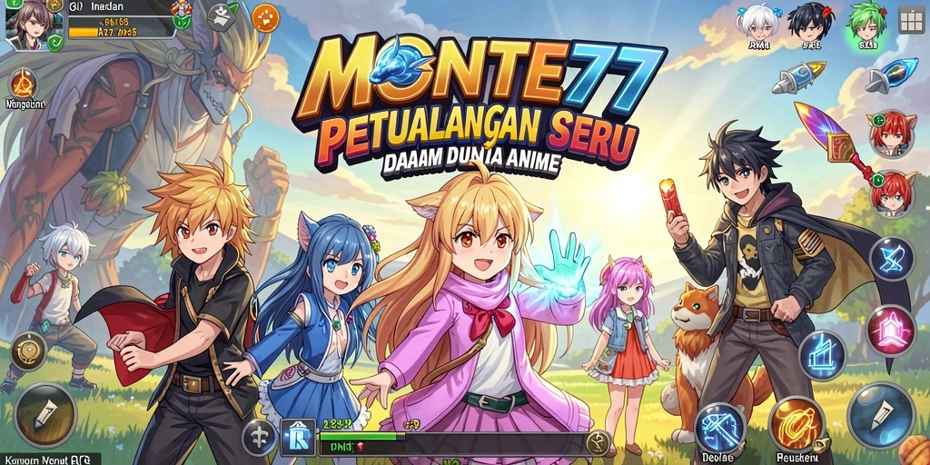 Tampilan seru dari gameplay MONTE77 yang penuh aksi.