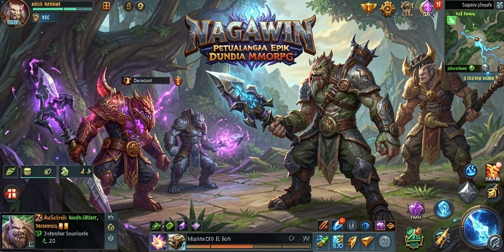 Tampilan luar biasa dari NAGAWIN dengan gameplay seru.