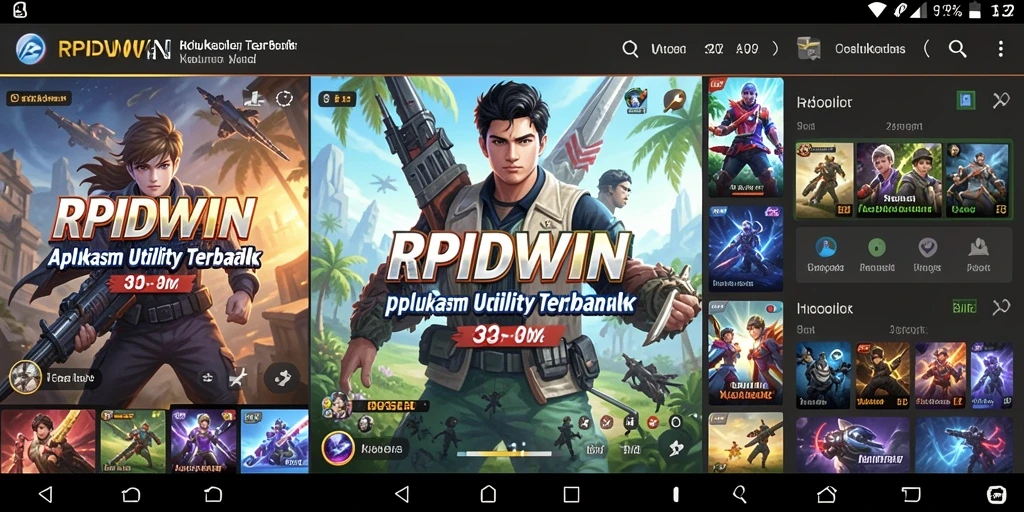 Tampilan antarmuka aplikasi RPIDWIN yang modern dan mudah digunakan.