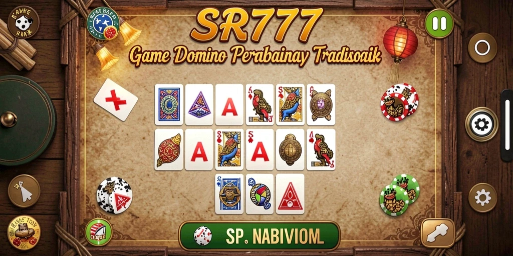 Screenshot gameplay SR777 yang menunjukkan serunya bermain Domino.