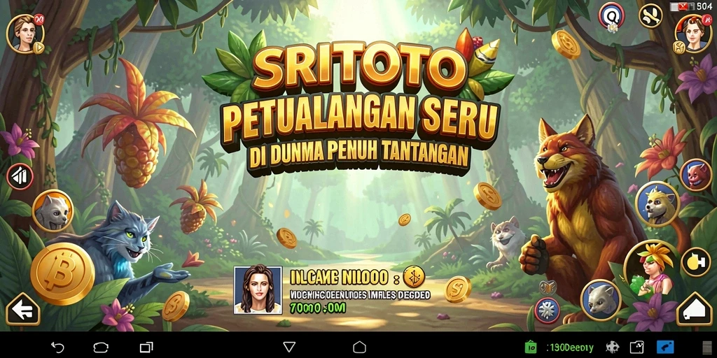 Screenshot SRITOTO menunjukkan gameplay petualangan yang mendebarkan.