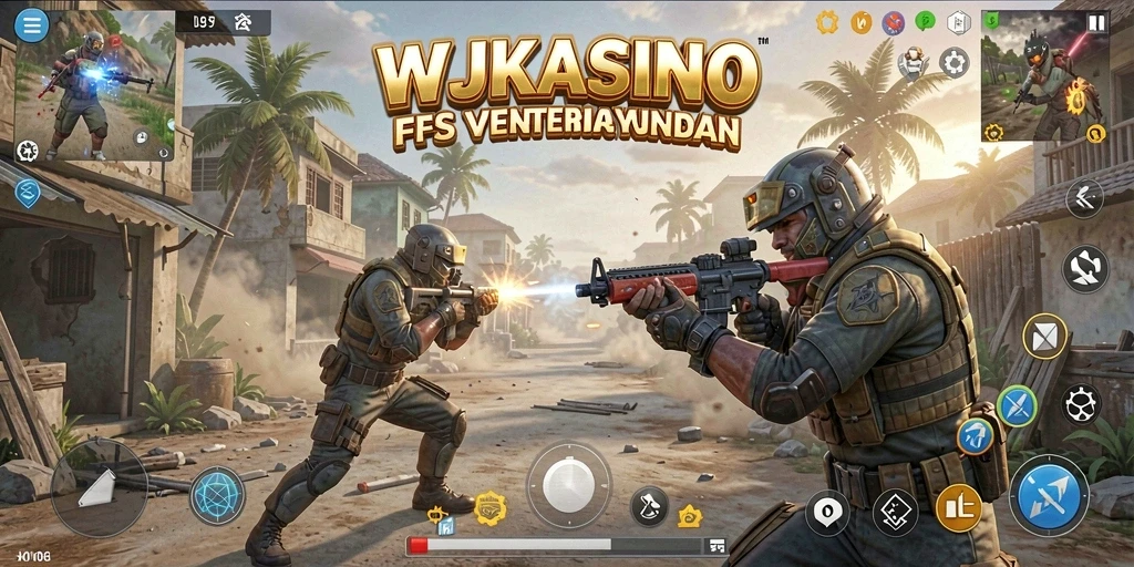 Gameplay WJKASINO memperlihatkan aksi seru dan intens di medan perang.